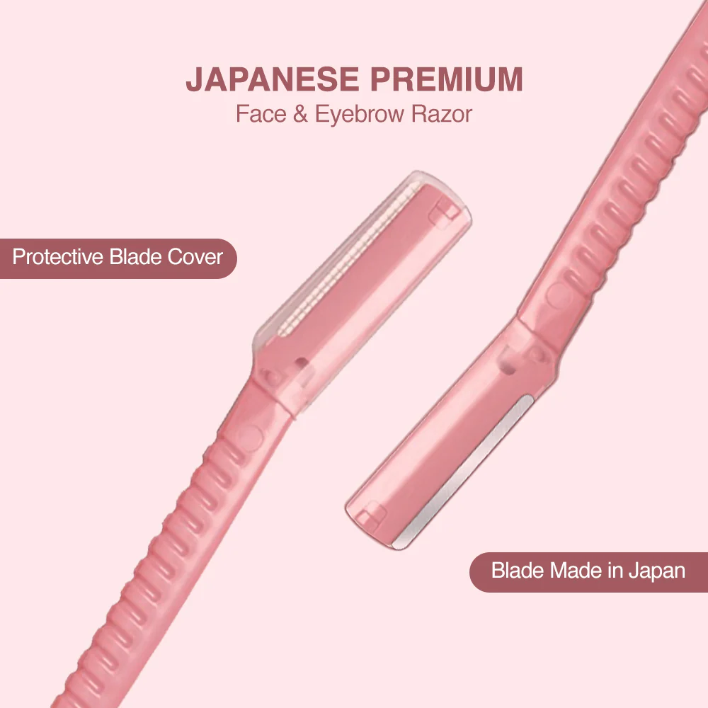 Kai Face & Eyebrow Razor for Women (Pack of 3) - Image 4