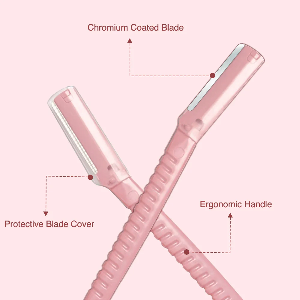 Kai Face & Eyebrow Razor for Women (Pack of 3) - Image 5