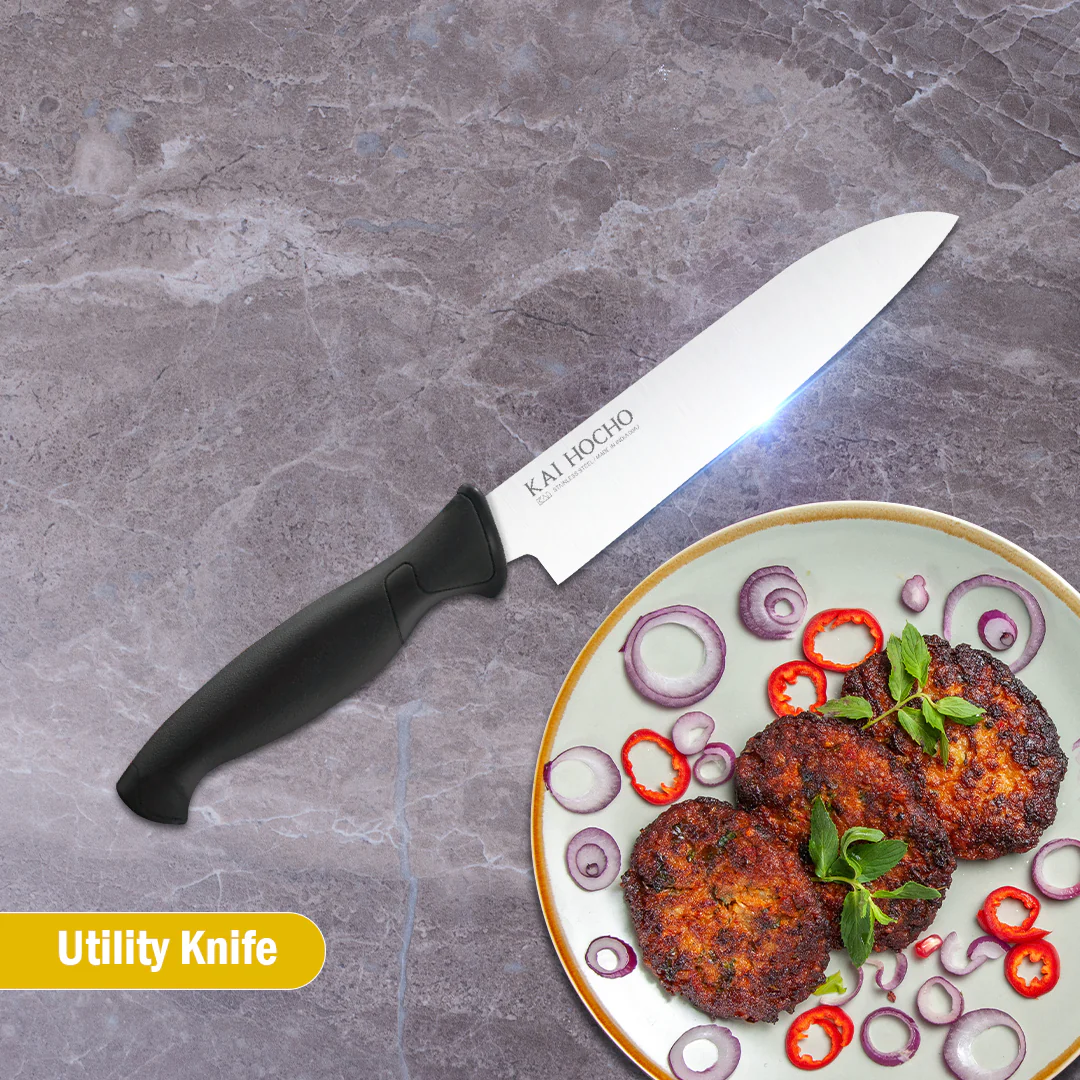 Kai Hocho Utility Knife with High-Quality Stainless-Steel - Image 6