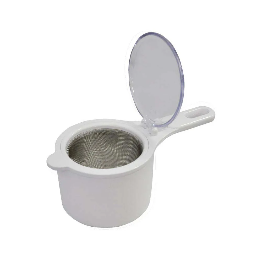 Kai Japan Stainless Steel Strainer With Tea Cup - Image 4