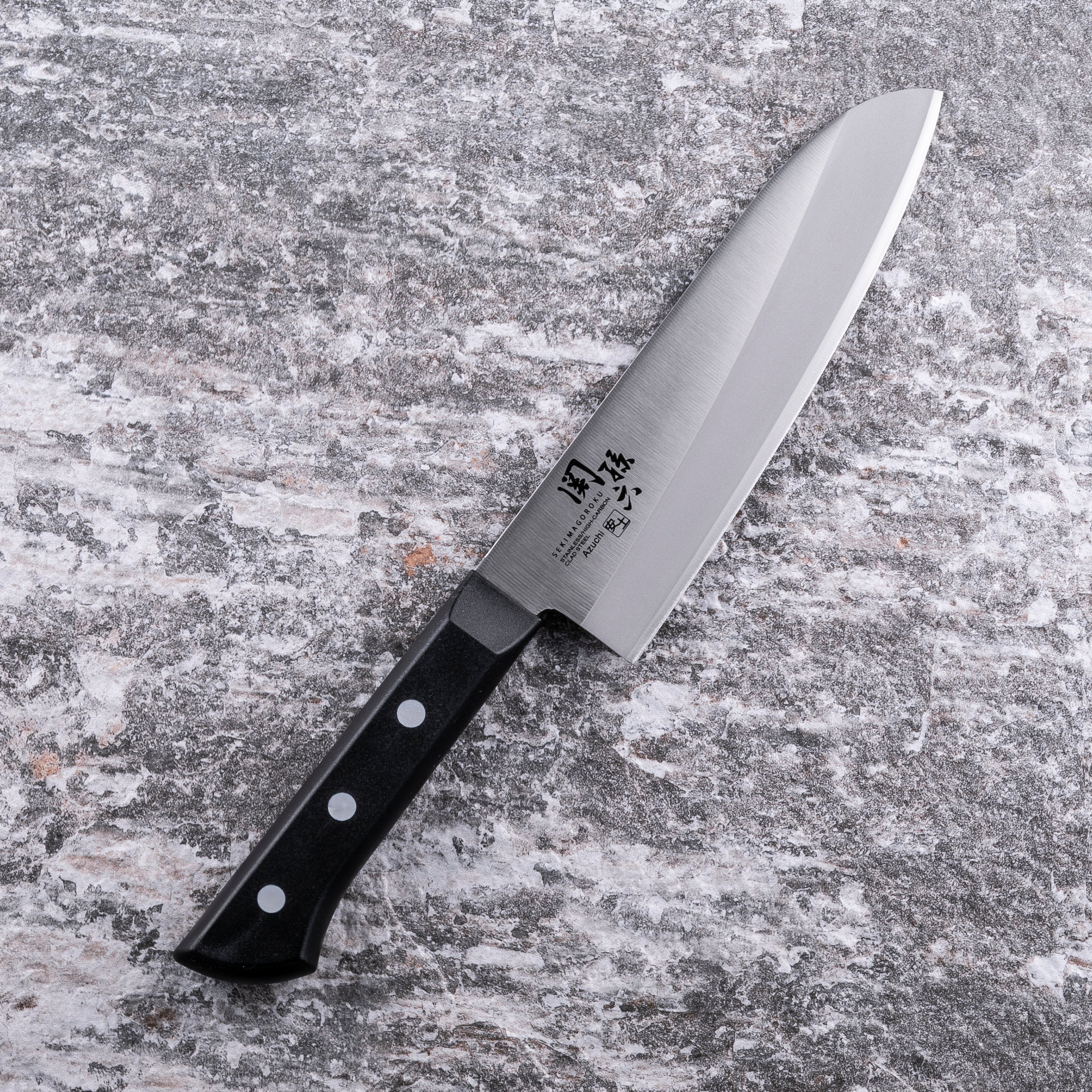 KAI Seki Magoroku Azuchi Santoku Knife 165mm #000AE5141 - Image 3