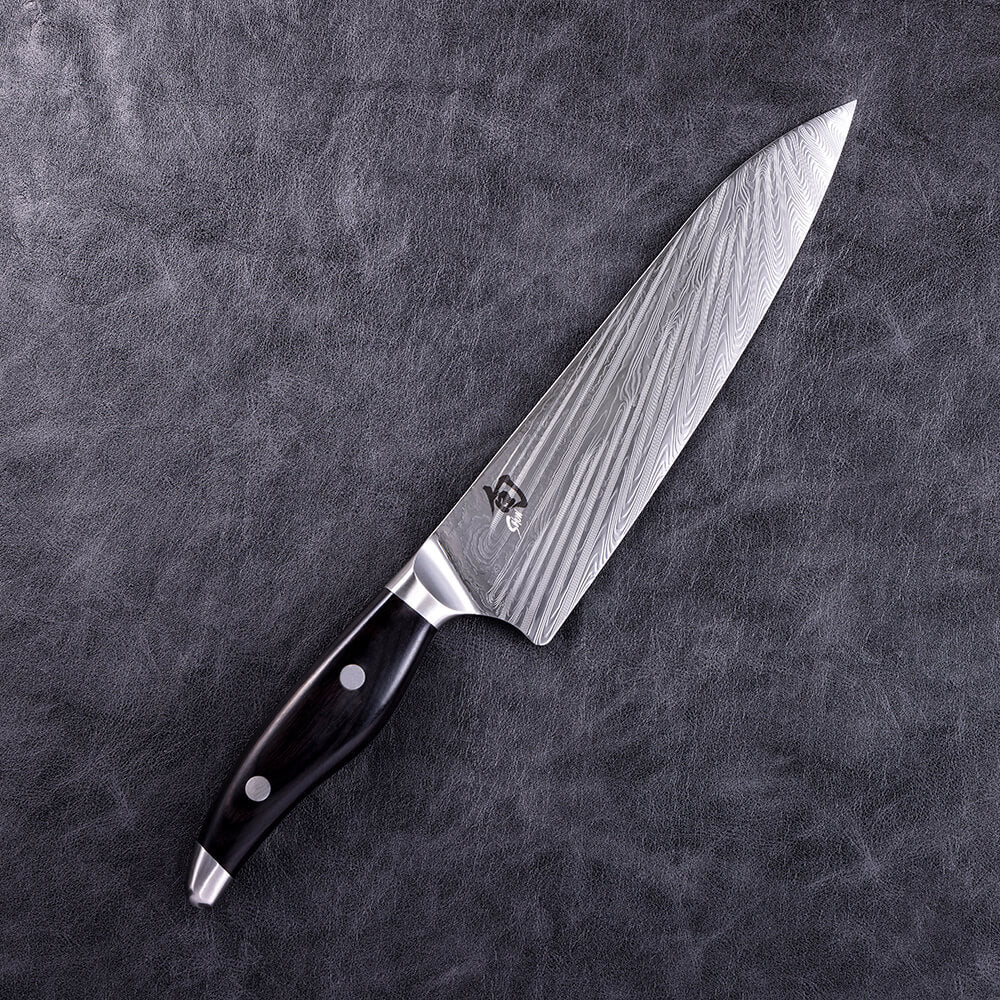 KAI Shun Nagare Knife (Black) Set of 3 (Chef, Utility and Santoku Knife) - Image 4