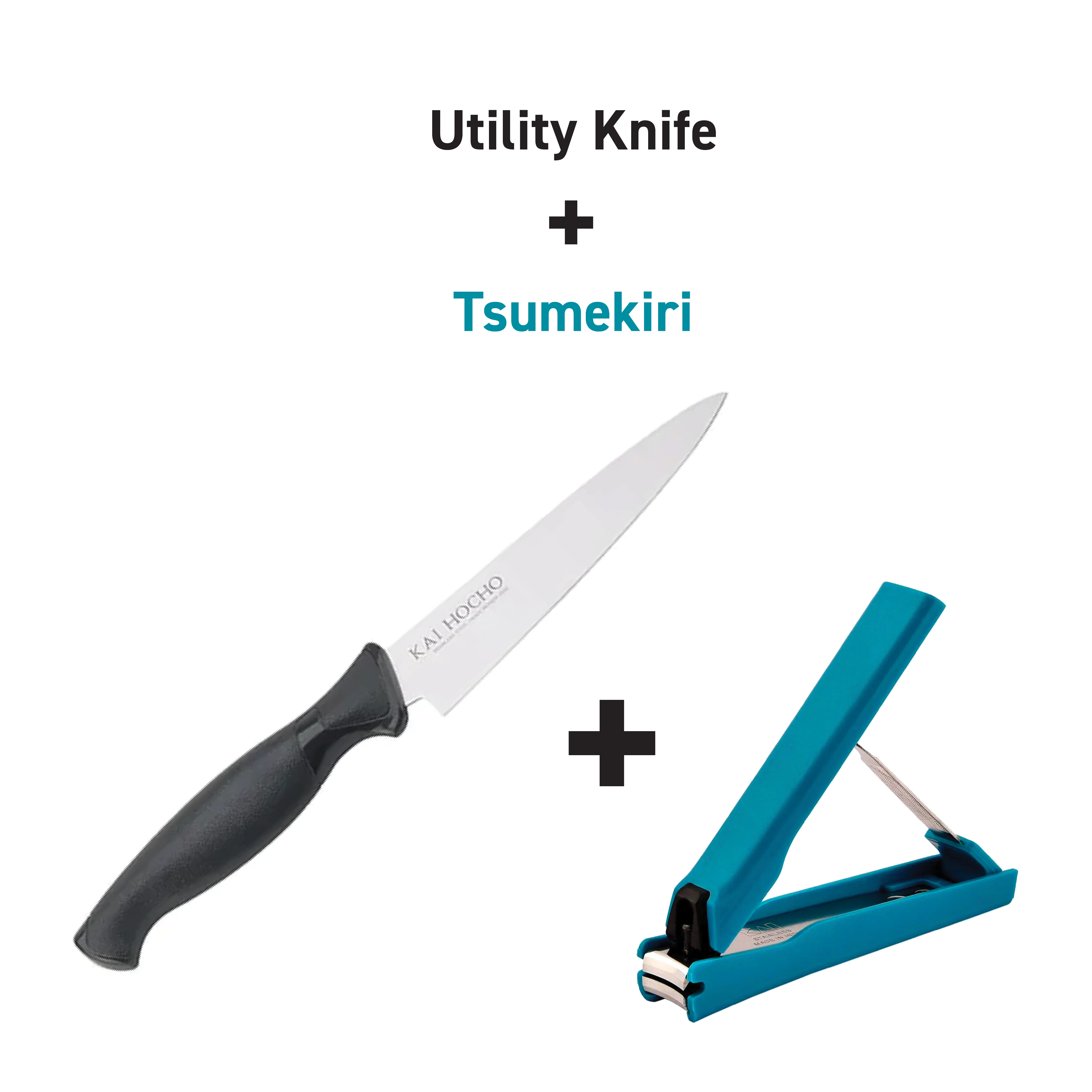 Kai Utility Knife with Nail Clipper Combo - Image 3