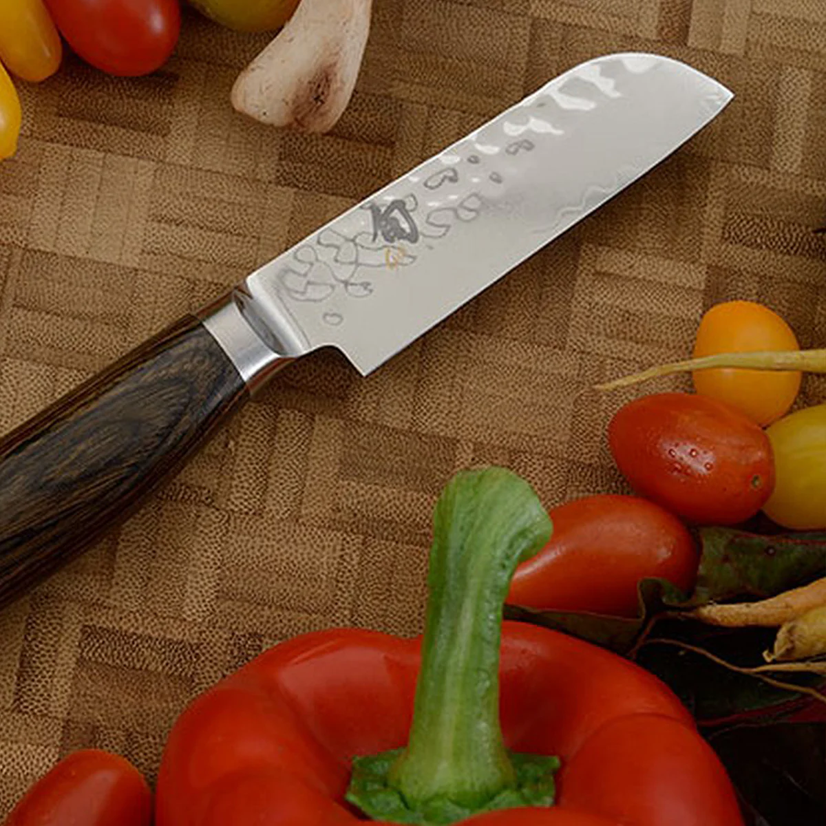 KAI Shun Premier Vegetable Knife, 3.2" Blade Hand Hammered Finish [TDM0714] - Image 3